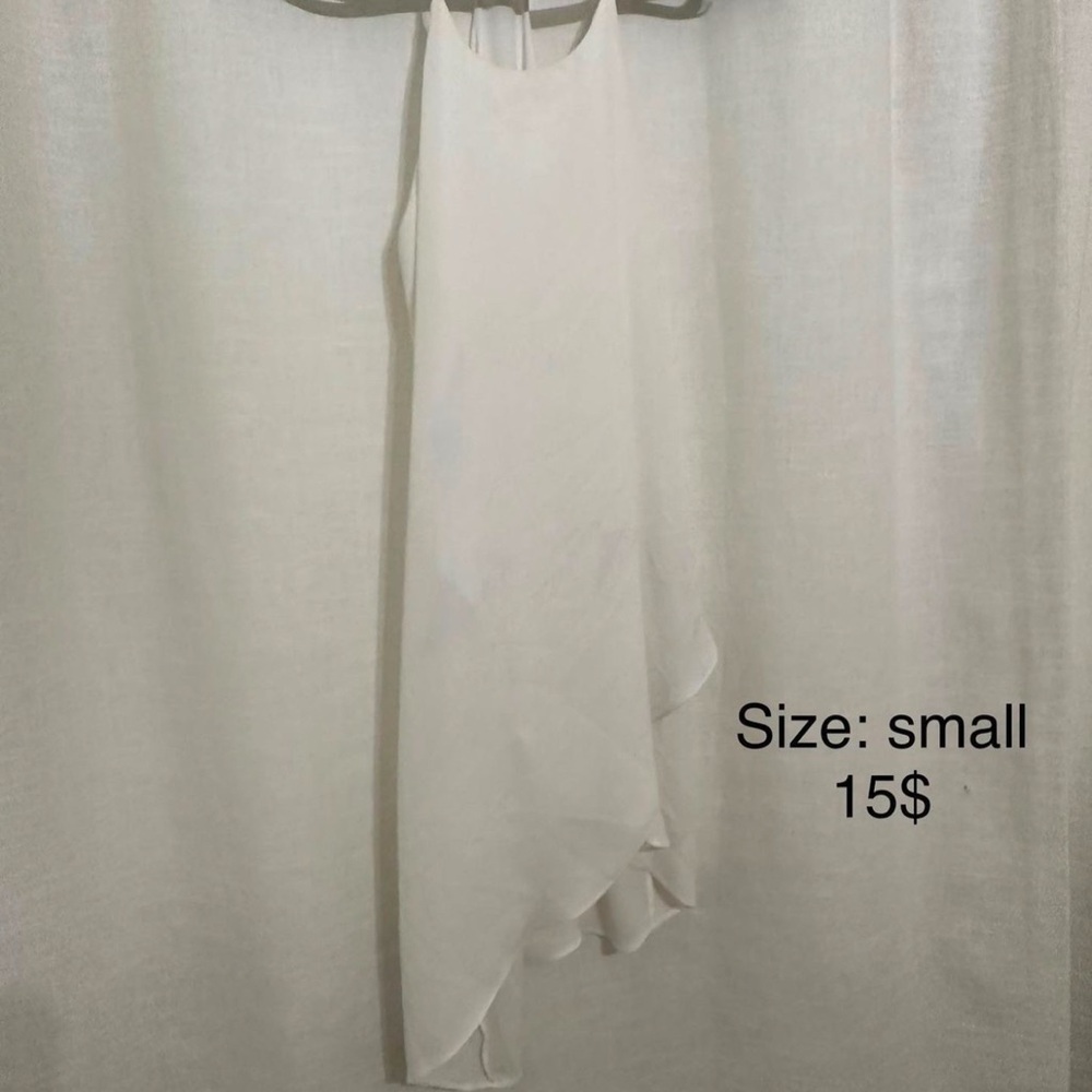 Elegant White Halter Dress